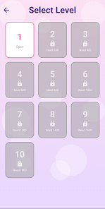 Interface de l'application mobile Vegasino sur smartphone